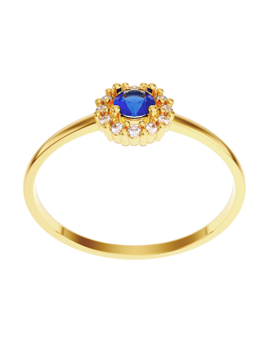 ANILLO DE ORO CON CIRCONIA