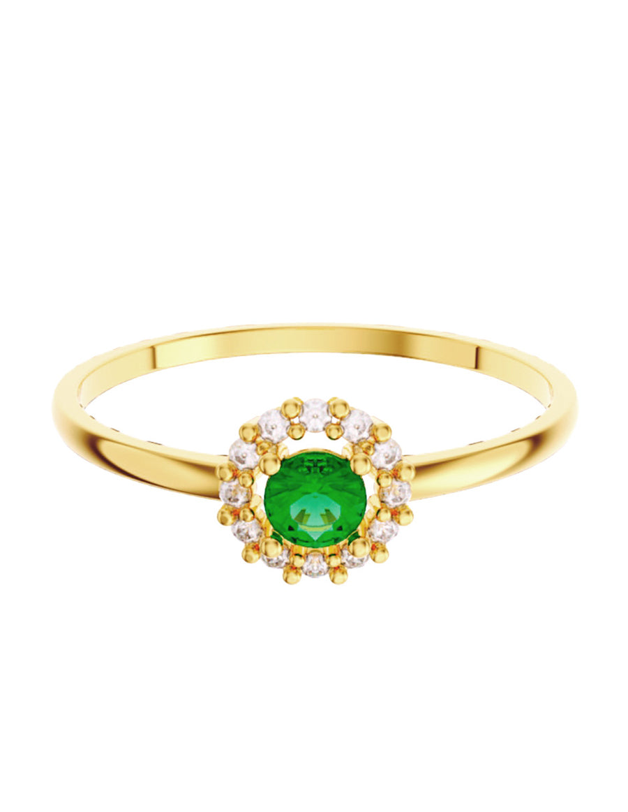 ANILLO DE ORO CON CIRCONIA