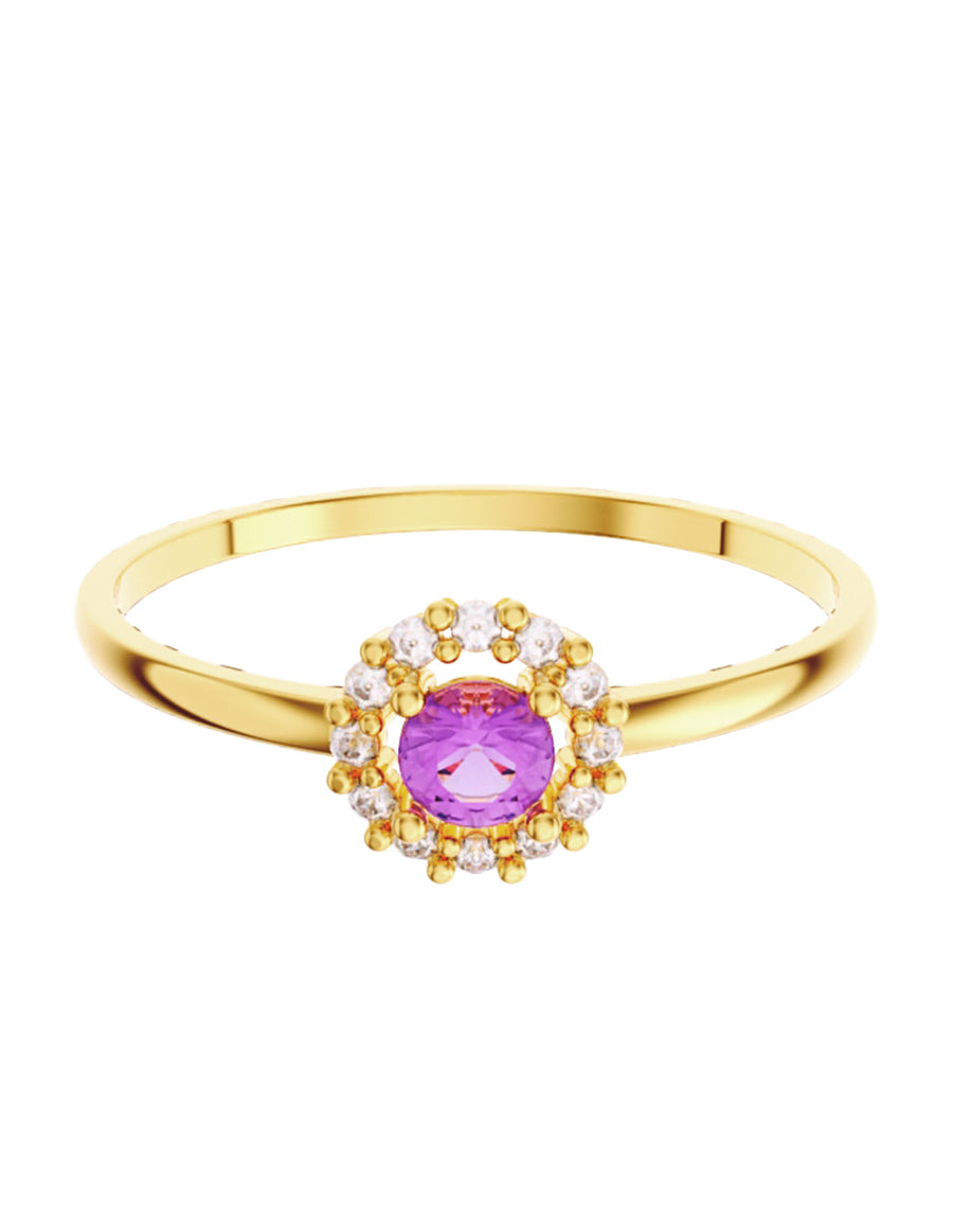 ANILLO DE ORO CON CIRCONIA