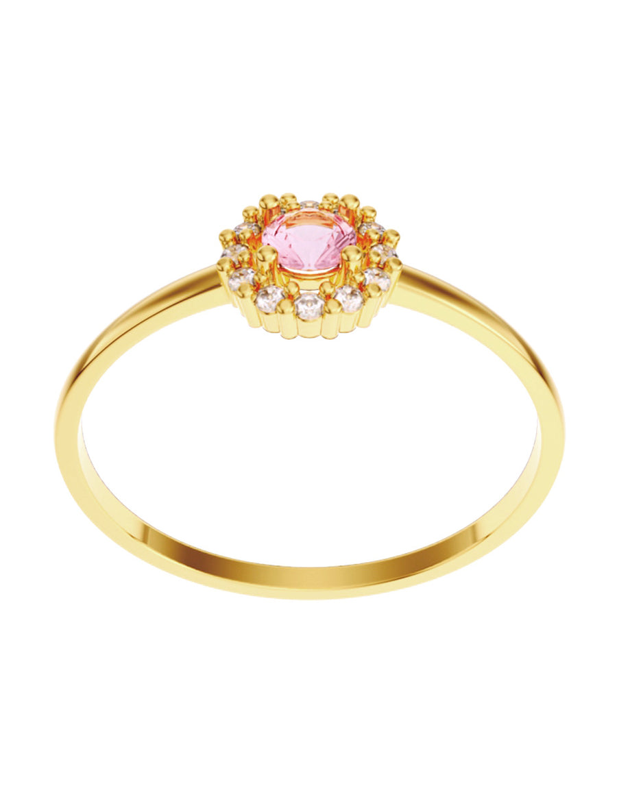 ANILLO DE ORO CON CIRCONIA