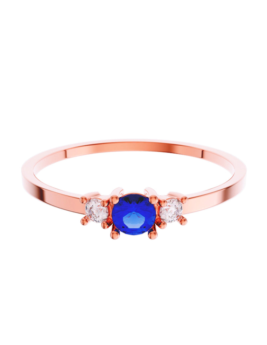 ANILLO DE ORO CON CIRCONIA