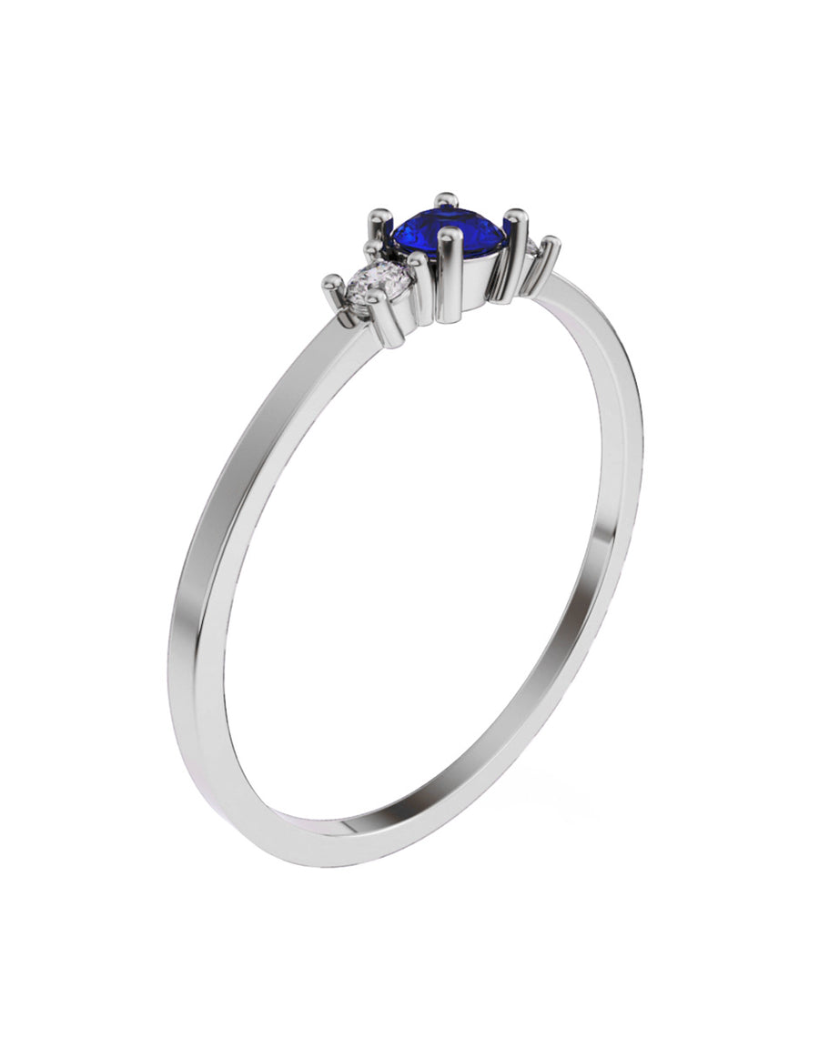 ANILLO DE ORO CON CIRCONIA