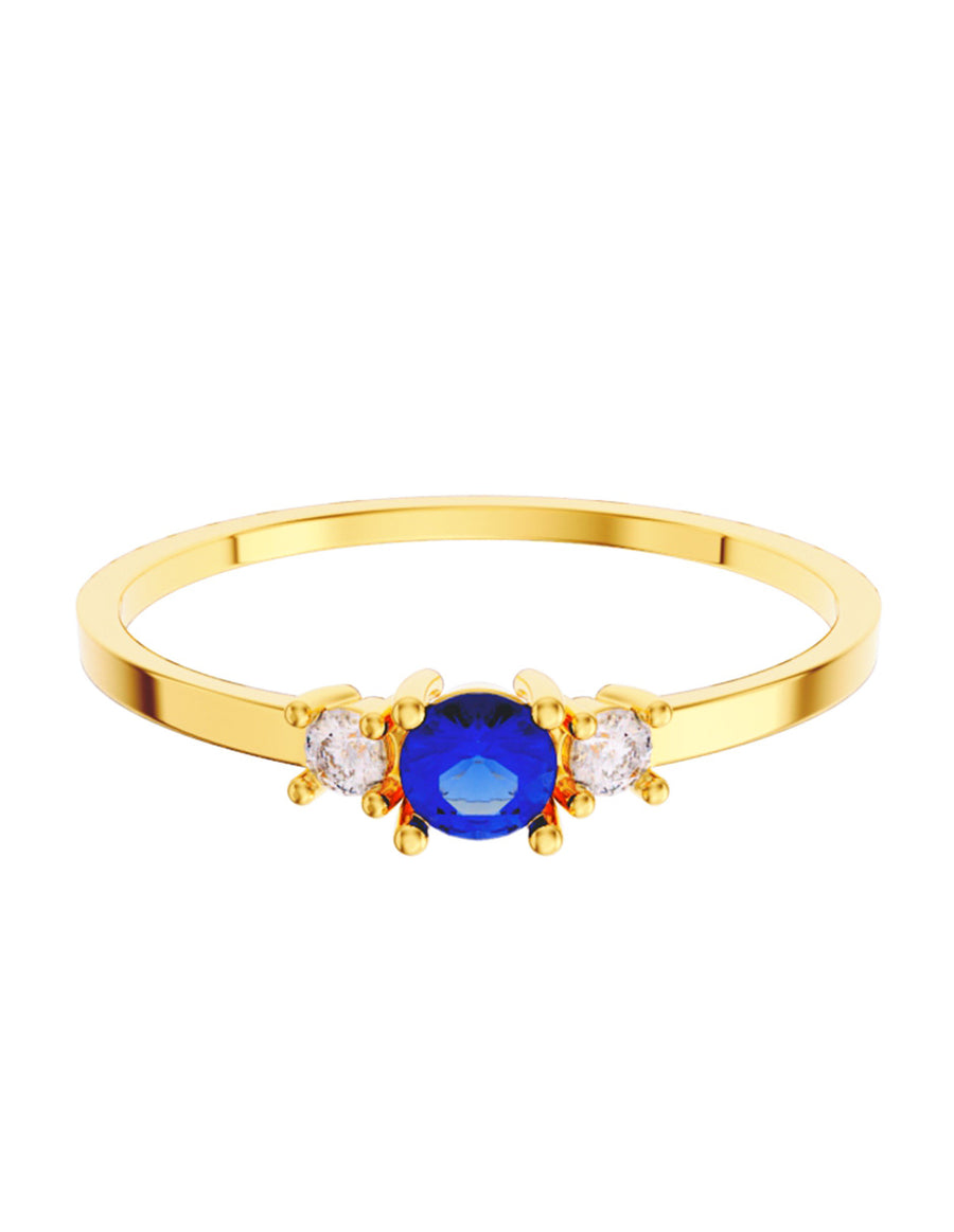 ANILLO DE ORO CON CIRCONIA