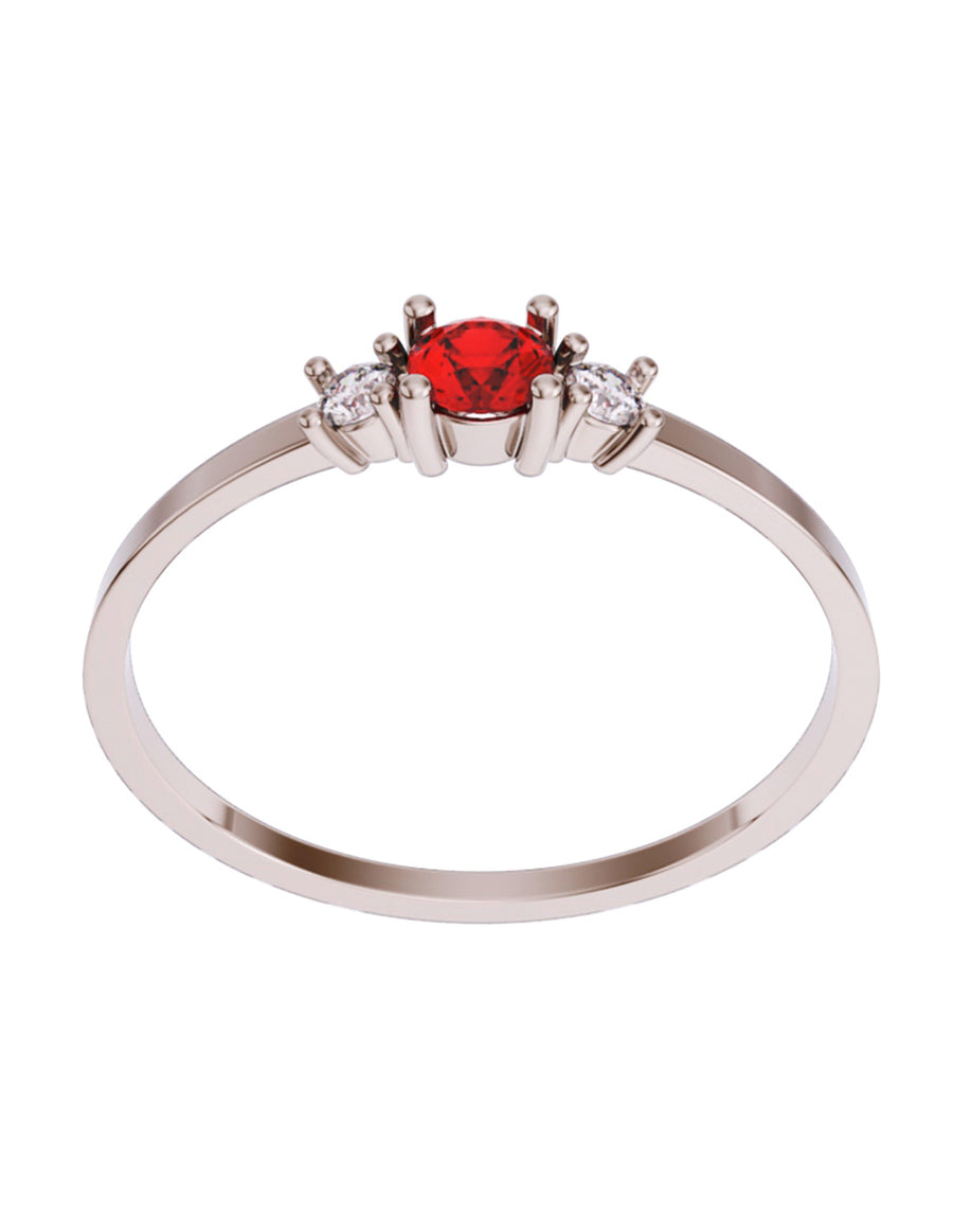 ANILLO DE ORO CON CIRCONIA