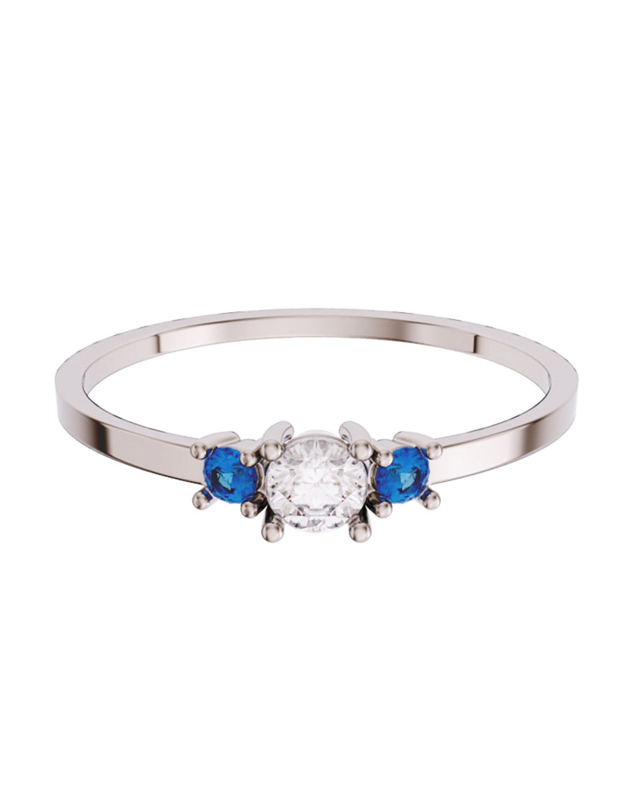 ANILLO DE ORO CON CIRCONIA