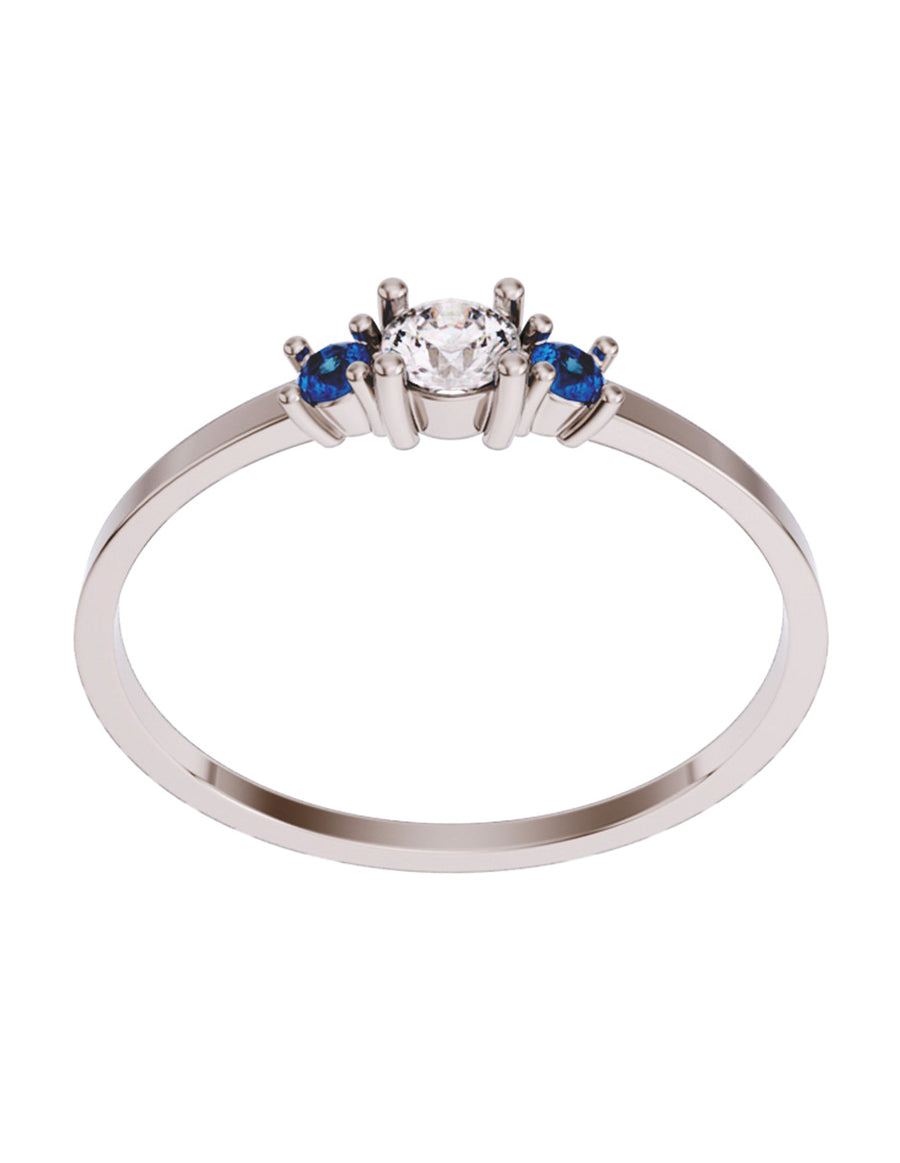 ANILLO DE ORO CON CIRCONIA