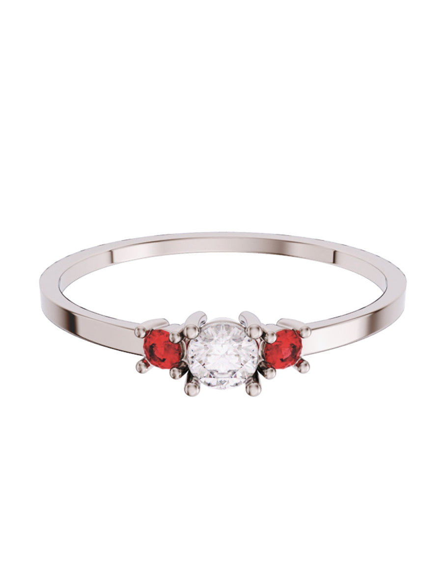 ANILLO DE ORO CON CIRCONIA
