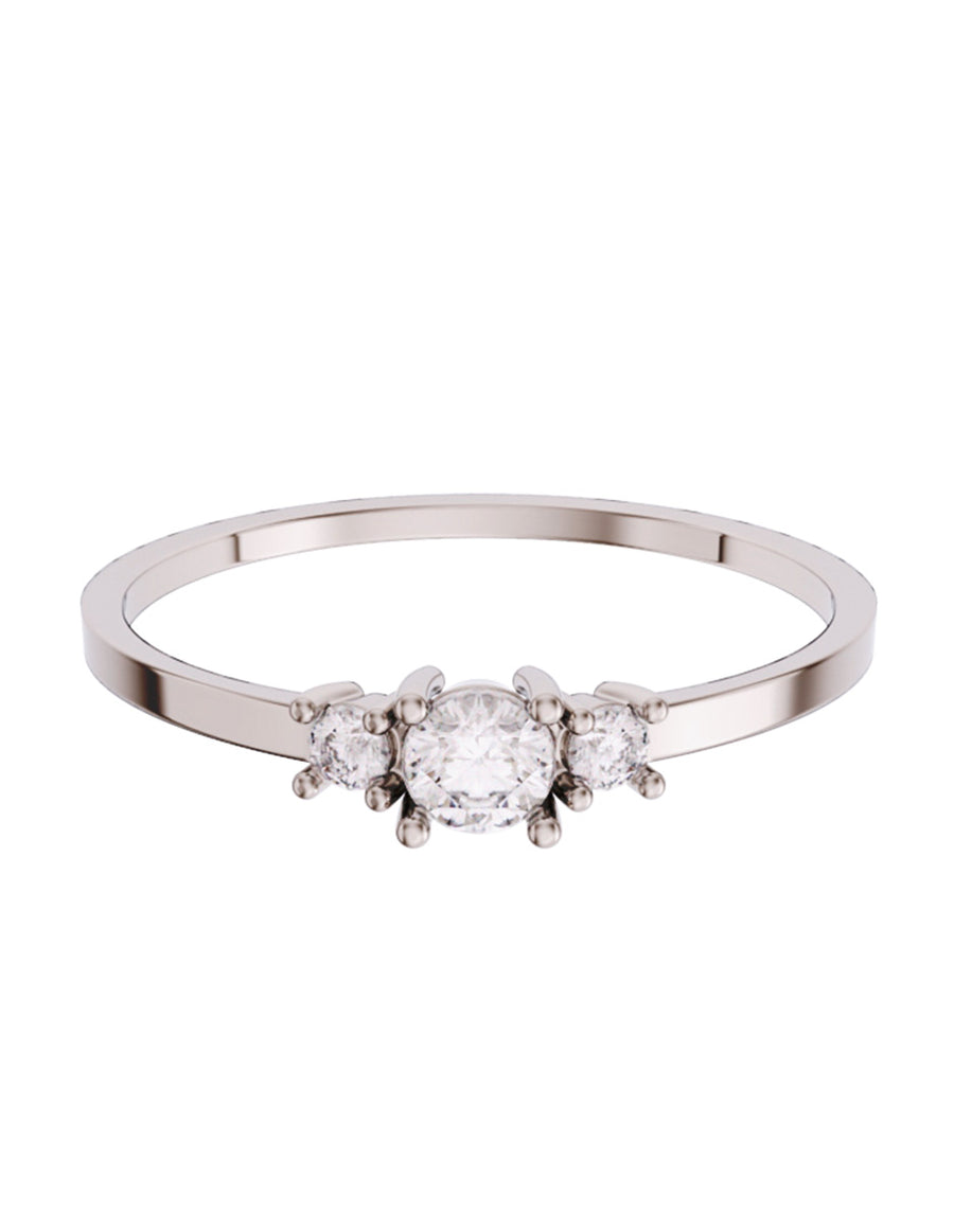 ANILLO DE ORO CON CIRCONIA