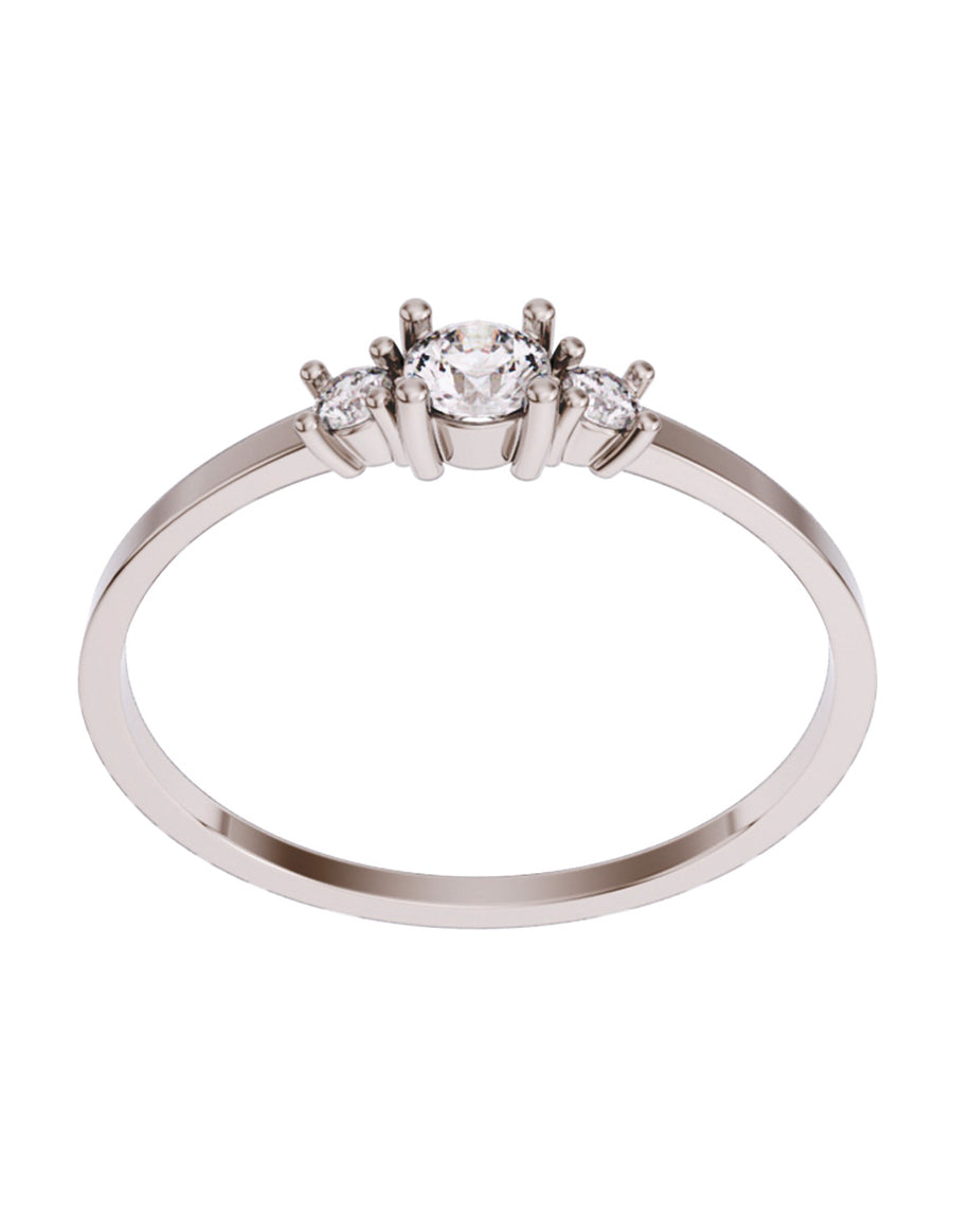 ANILLO DE ORO CON CIRCONIA