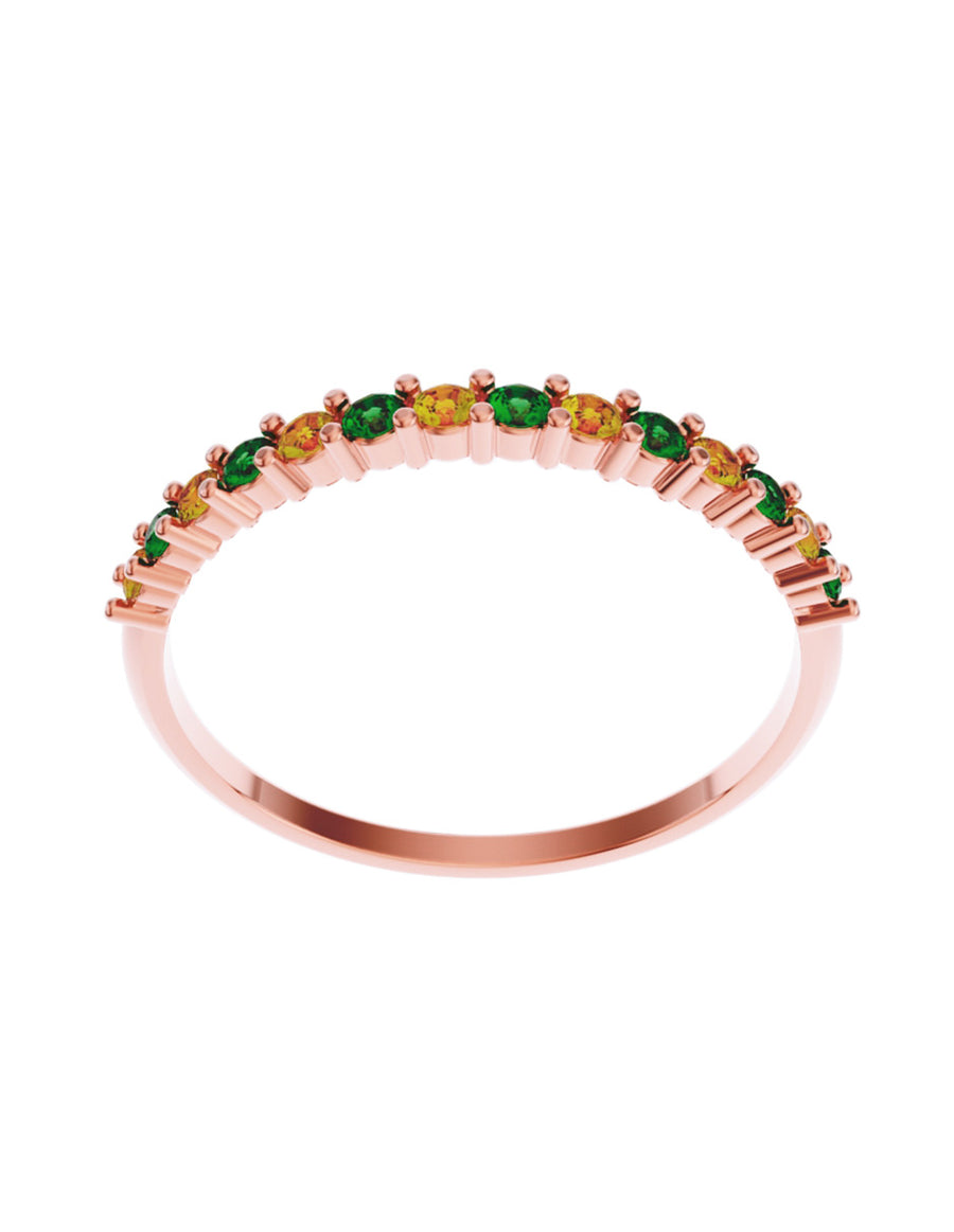 ANILLO DE ORO CON CIRCONIA