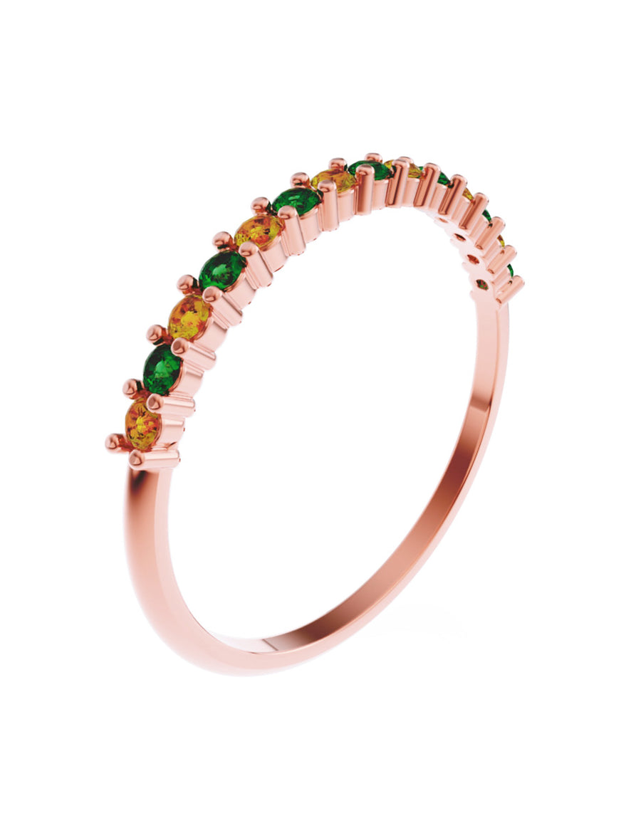 ANILLO DE ORO CON CIRCONIA