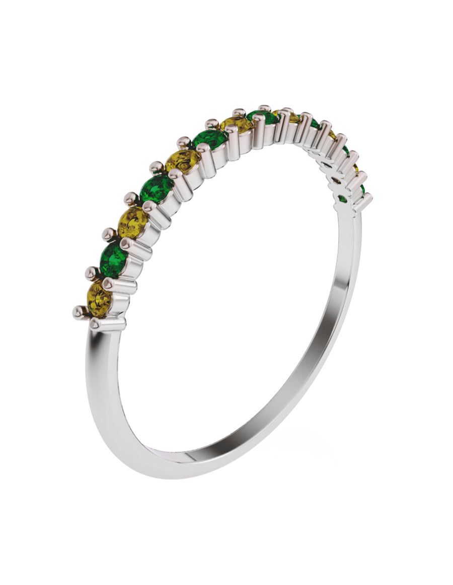 ANILLO DE ORO CON CIRCONIA