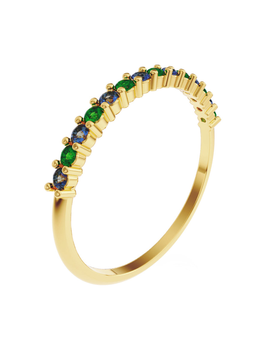 ANILLO DE ORO CON CIRCONIA