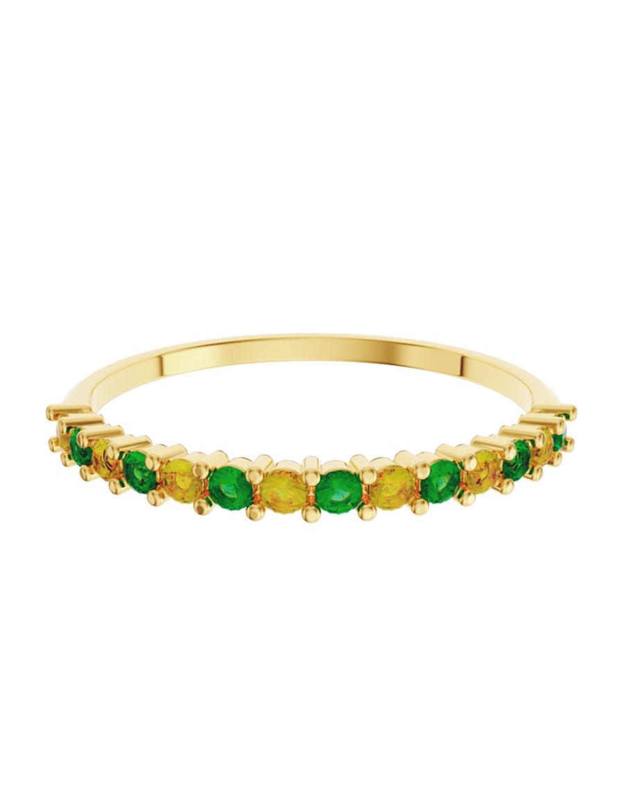 ANILLO DE ORO CON CIRCONIA