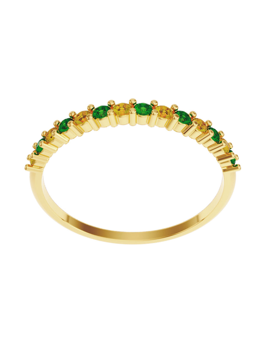 ANILLO DE ORO CON CIRCONIA