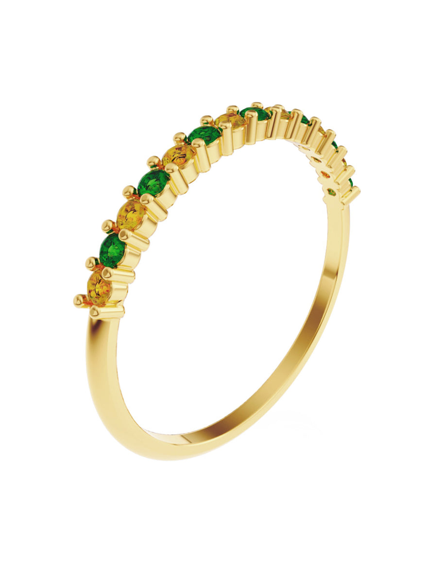 ANILLO DE ORO CON CIRCONIA