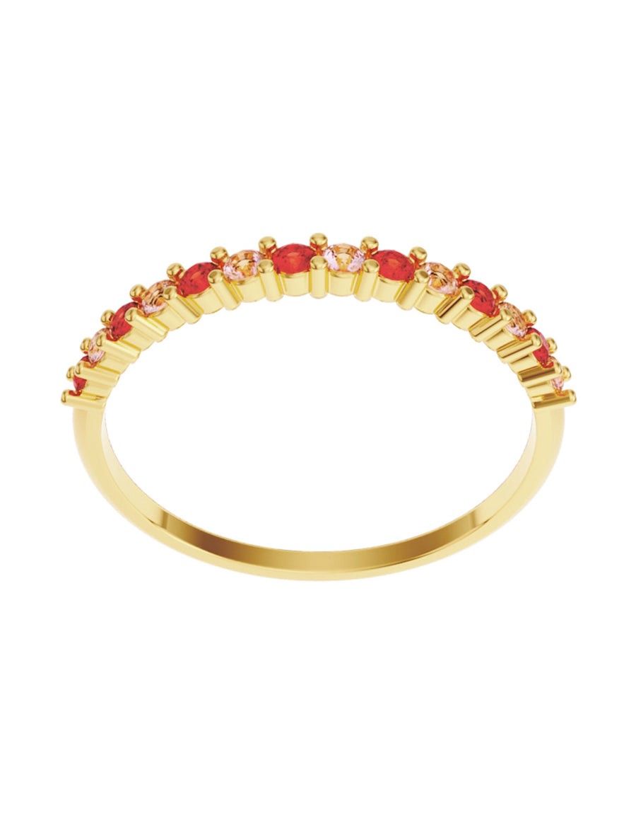 ANILLO DE ORO CON CIRCONIA