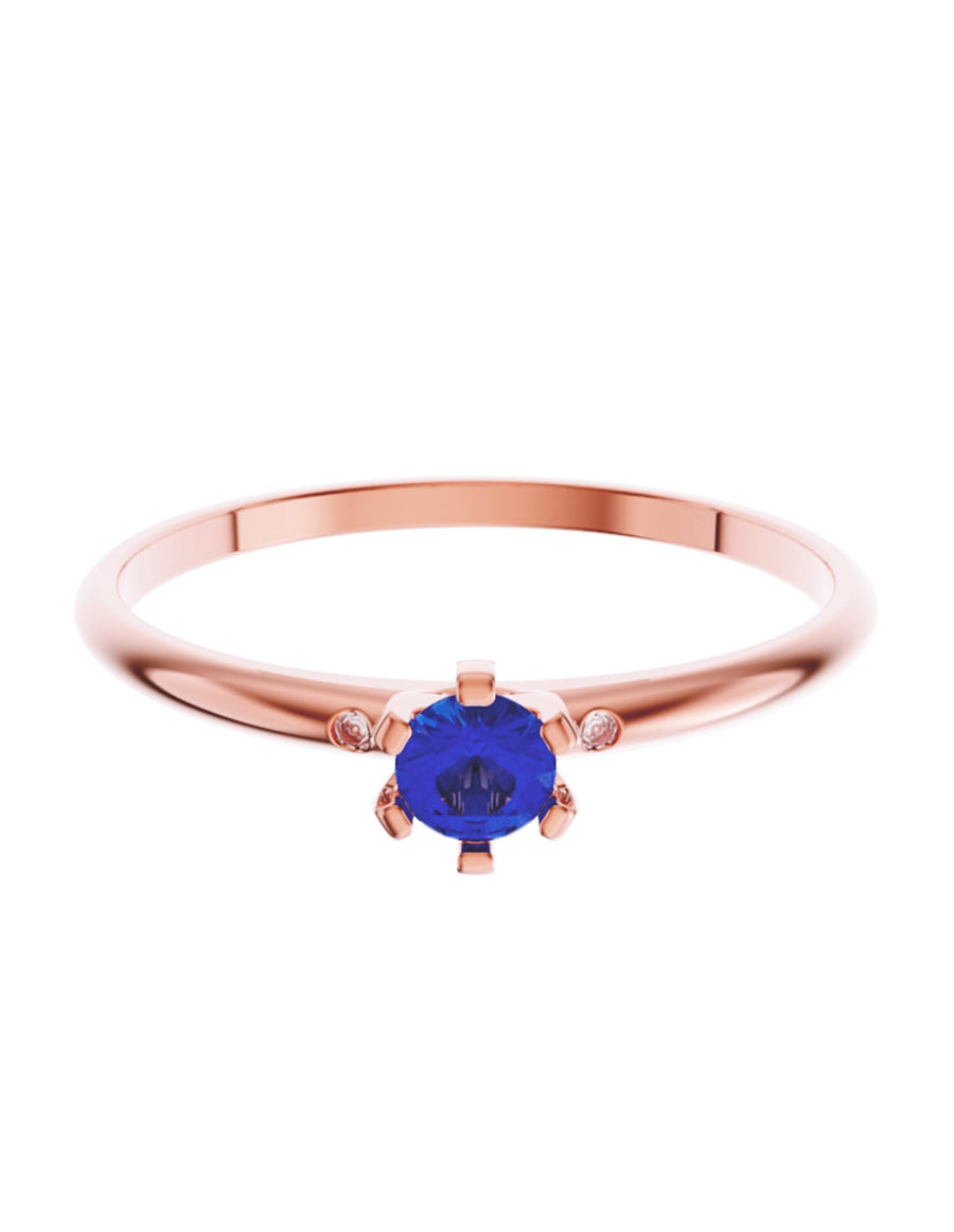 ANILLO DE ORO CON CIRCONIA