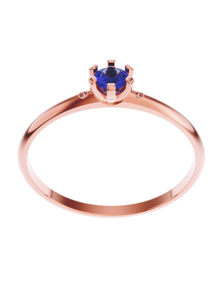 ANILLO DE ORO CON CIRCONIA