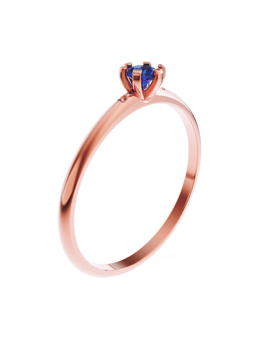 ANILLO DE ORO CON CIRCONIA