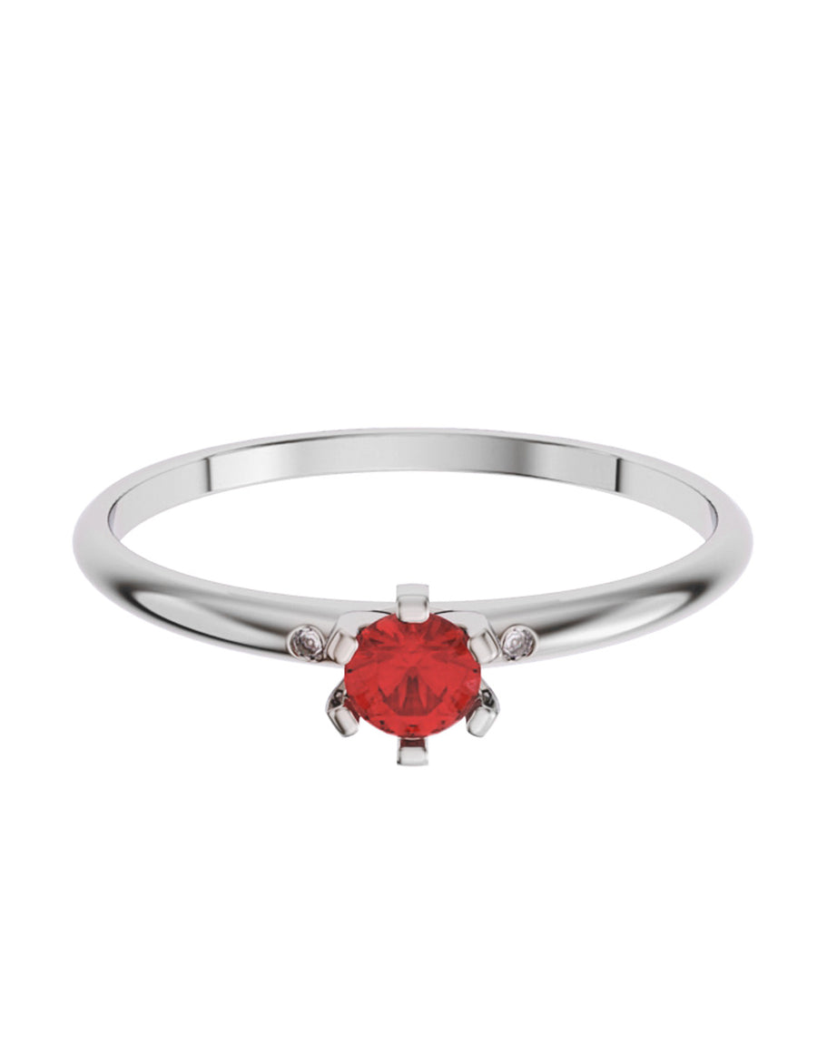 ANILLO DE ORO CON CIRCONIA
