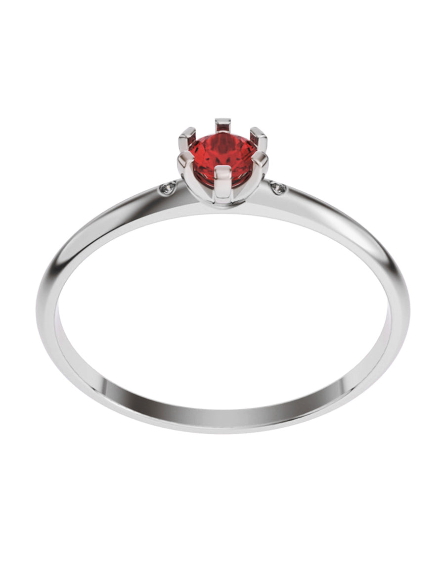 ANILLO DE ORO CON CIRCONIA