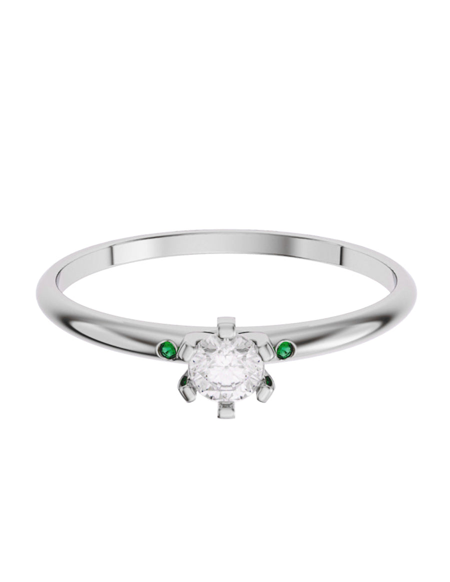 ANILLO DE ORO CON CIRCONIA
