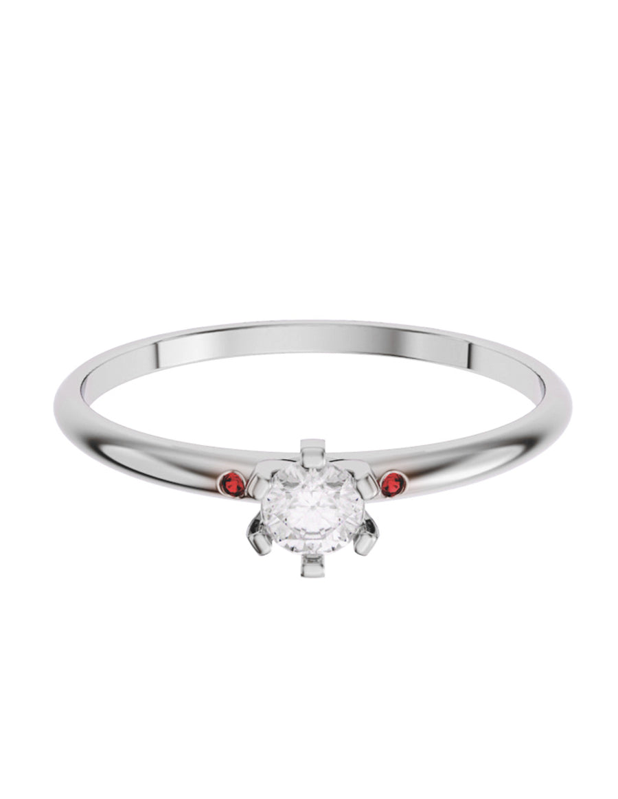 ANILLO DE ORO CON CIRCONIA