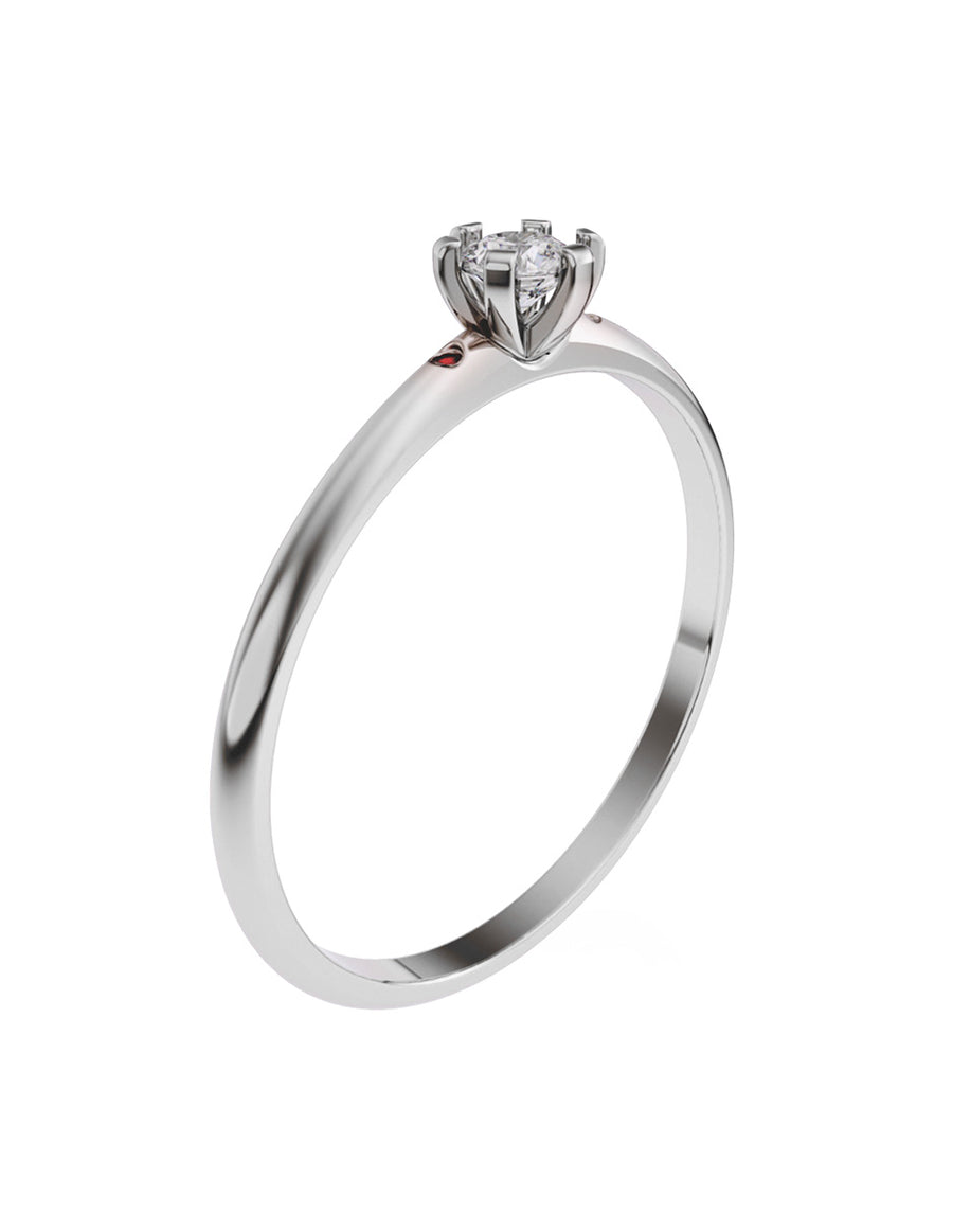 ANILLO DE ORO CON CIRCONIA
