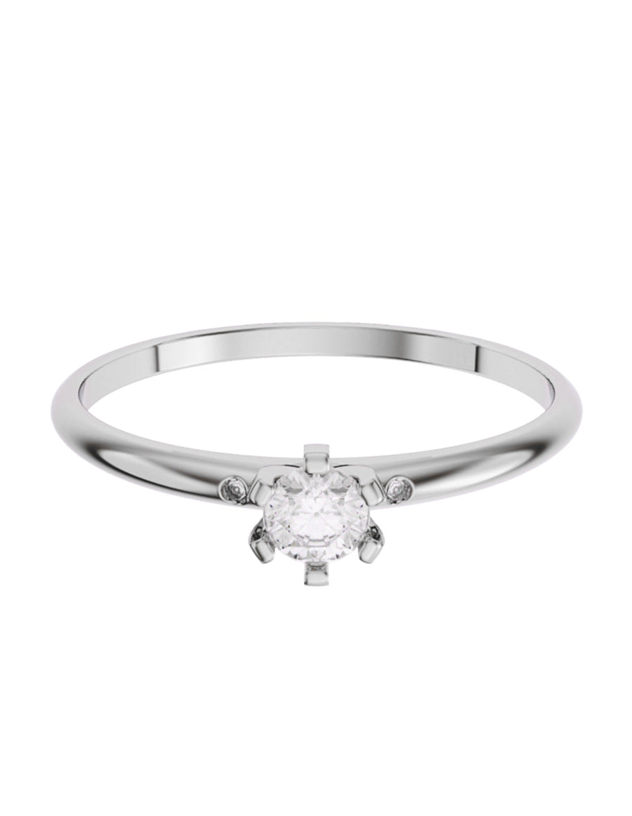 ANILLO DE ORO CON CIRCONIA