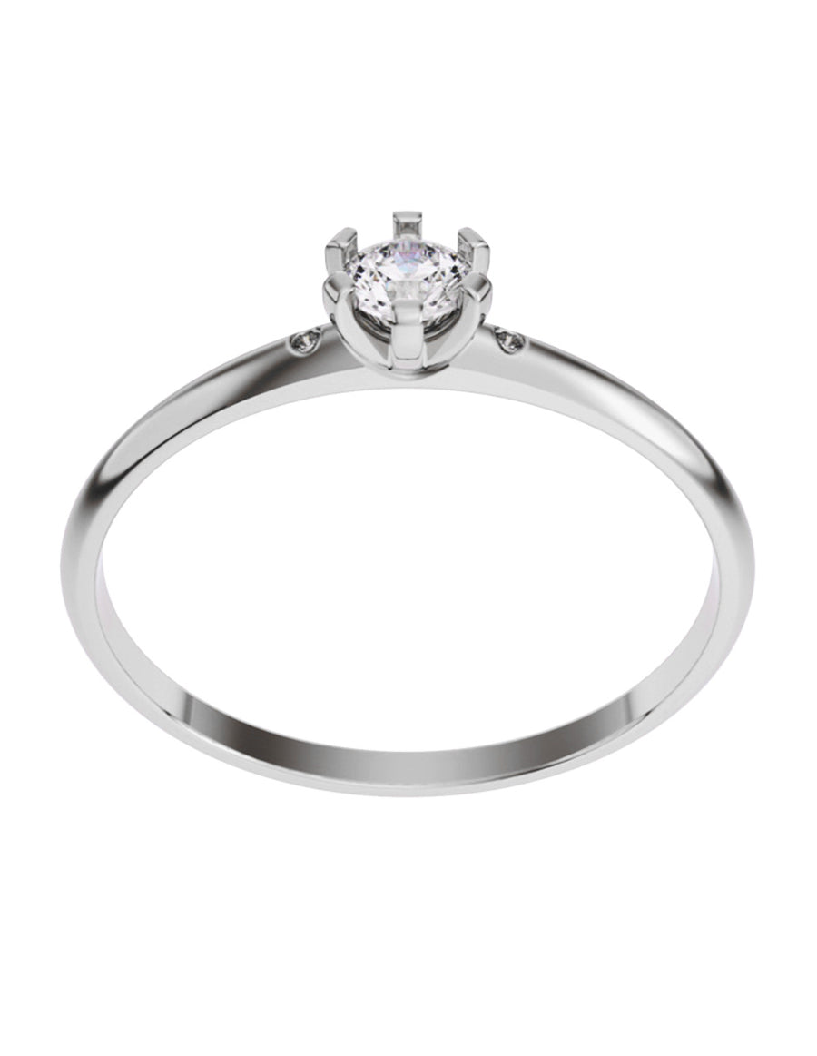 ANILLO DE ORO CON CIRCONIA