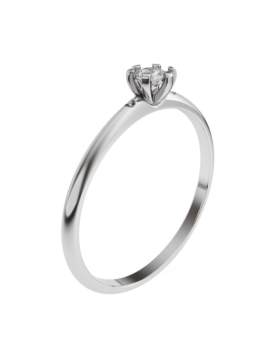 ANILLO DE ORO CON CIRCONIA