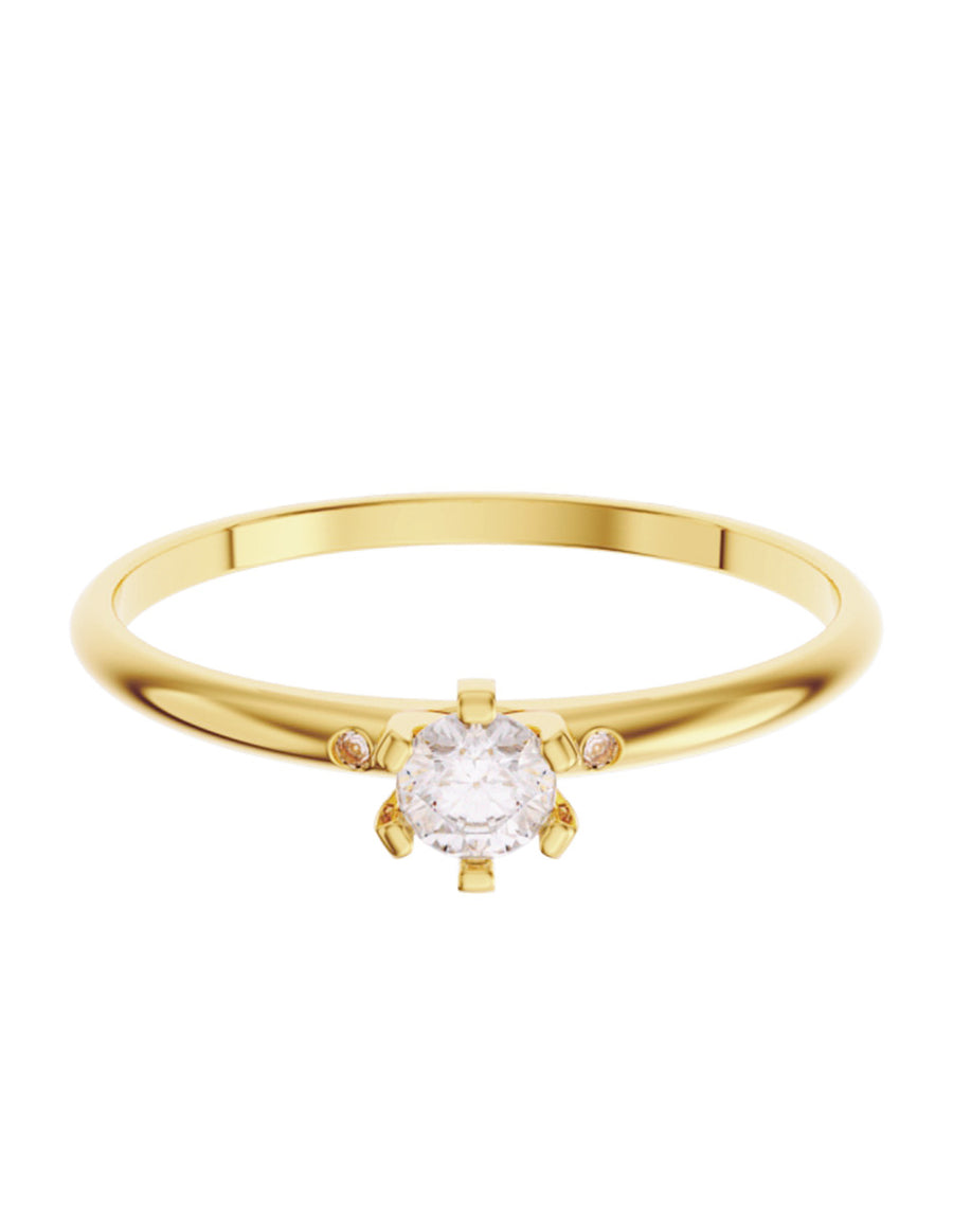 ANILLO DE ORO CON CIRCONIA