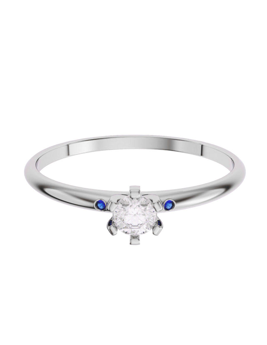 ANILLO DE ORO CON CIRCONIA