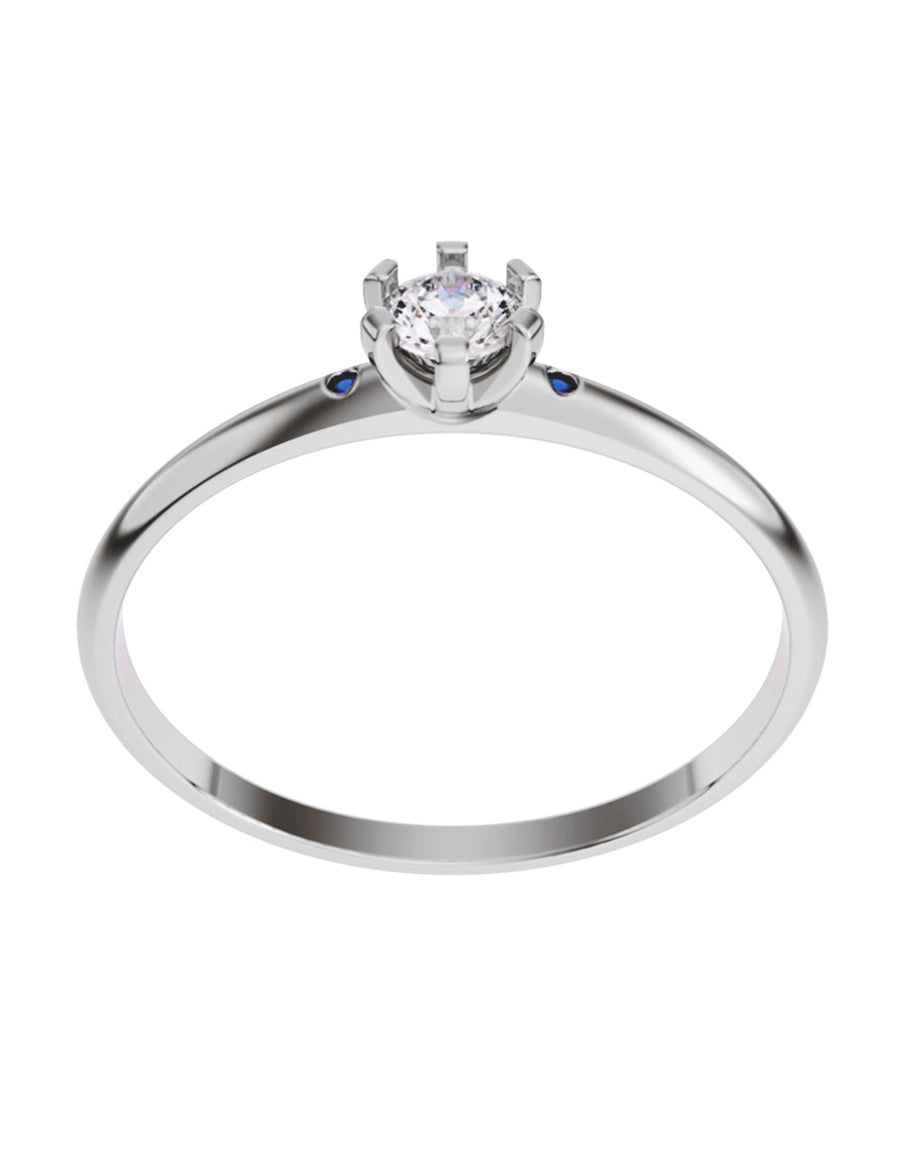 ANILLO DE ORO CON CIRCONIA