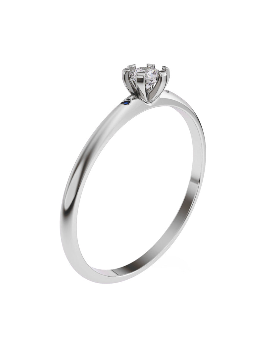 ANILLO DE ORO CON CIRCONIA
