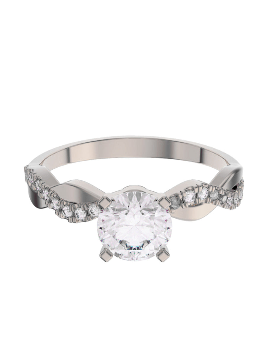 ANILLO DE ORO CON CIRCONIA