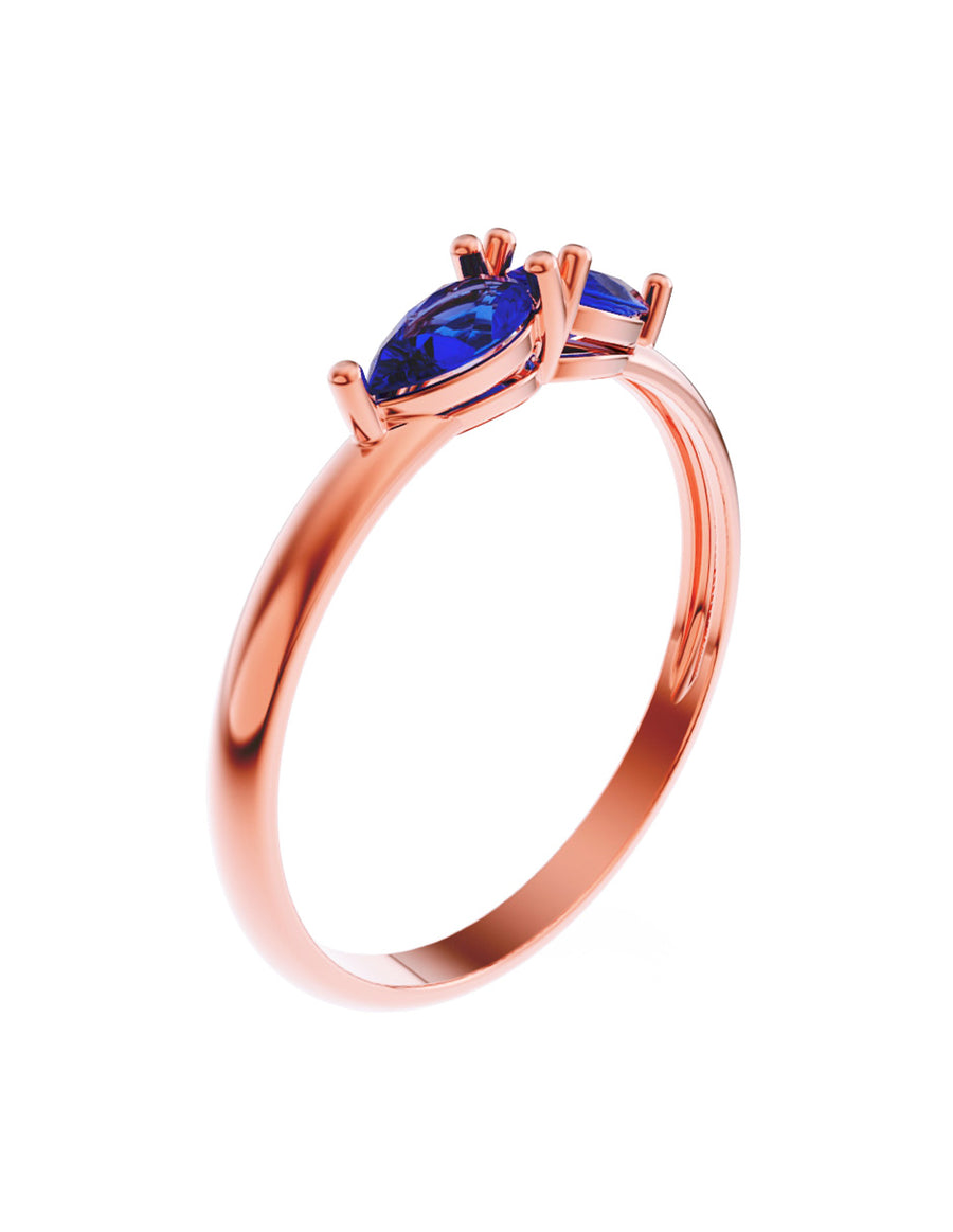 ANILLO DE ORO CON CIRCONIA