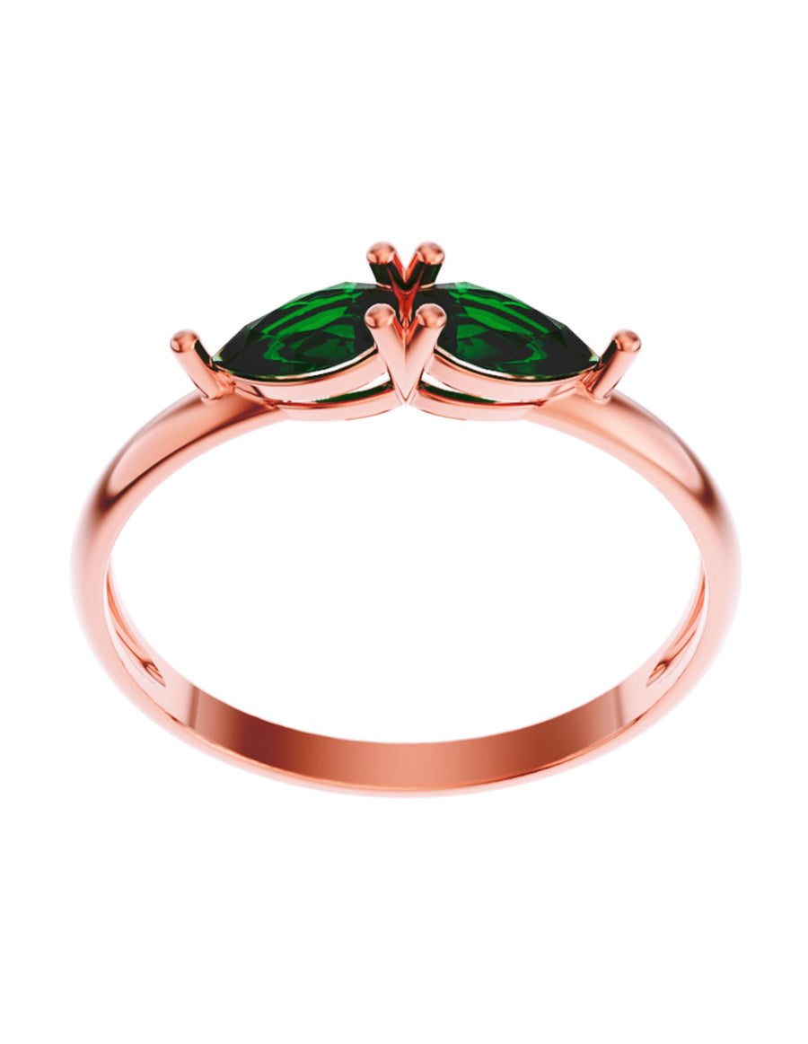 ANILLO DE ORO CON CIRCONIA