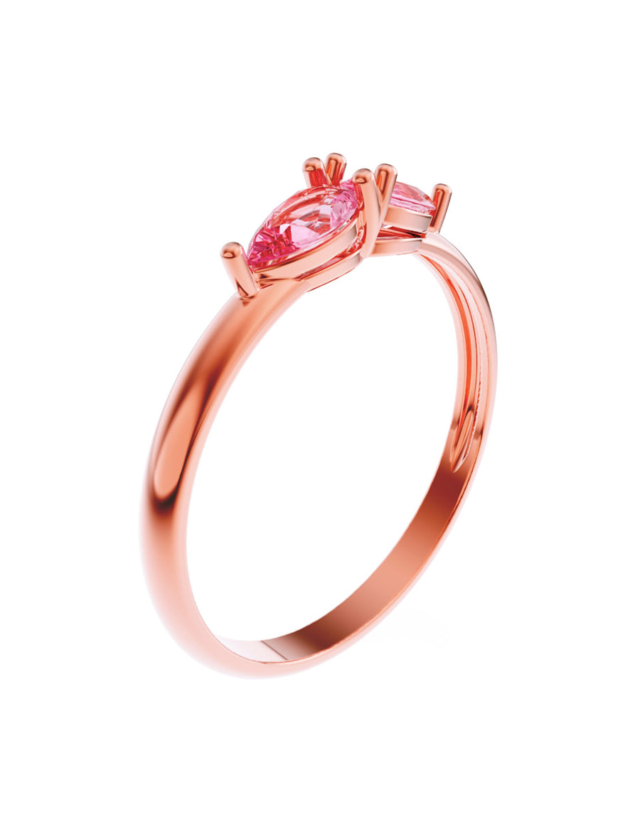 ANILLO DE ORO CON CIRCONIA