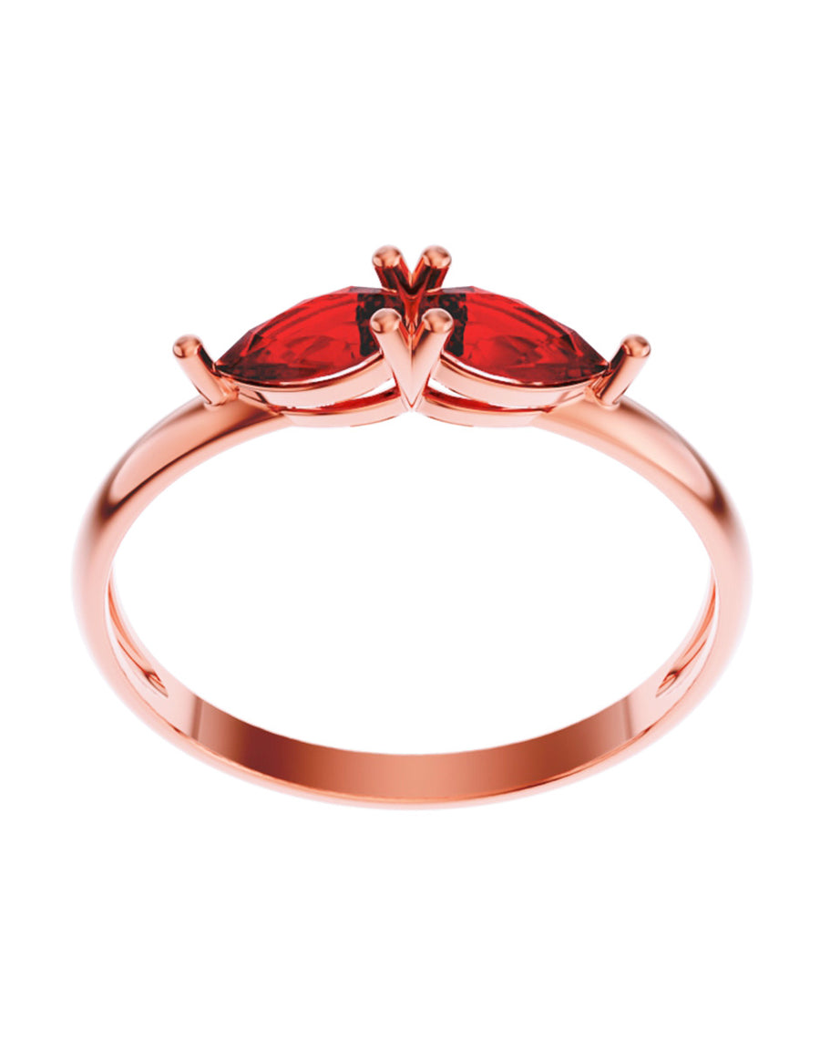 ANILLO DE ORO CON CIRCONIA