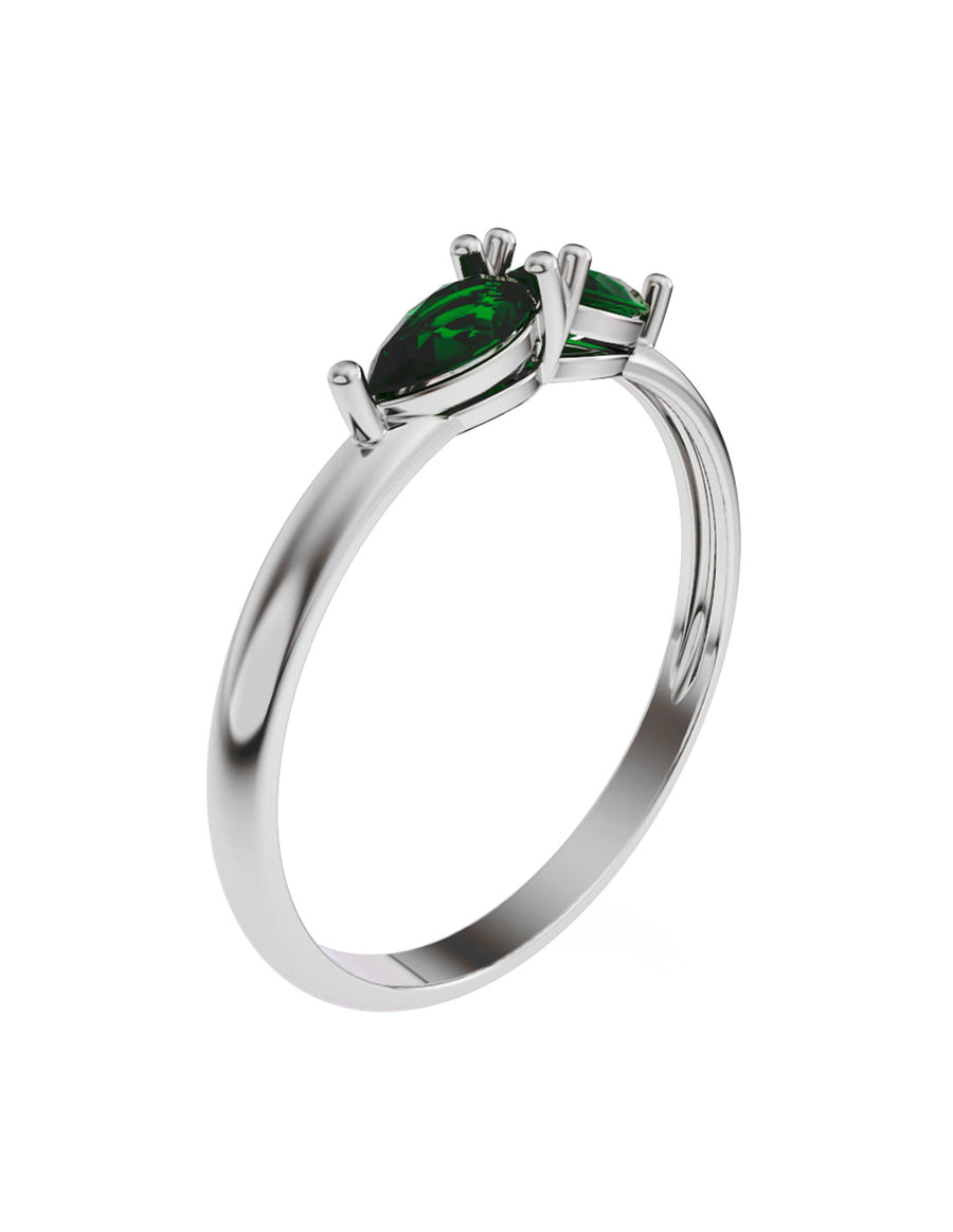 ANILLO DE ORO CON CIRCONIA