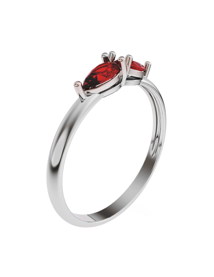 ANILLO DE ORO CON CIRCONIA