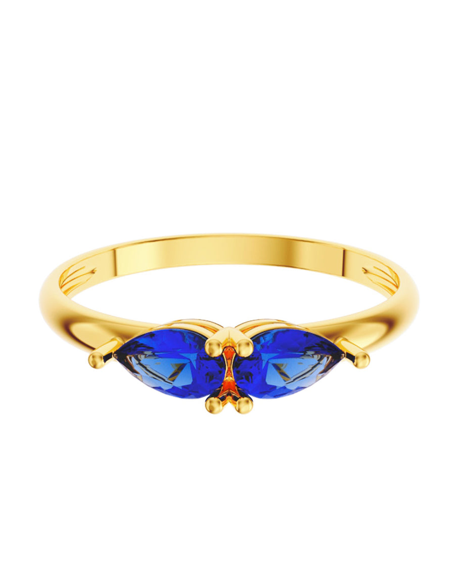 ANILLO DE ORO CON CIRCONIA