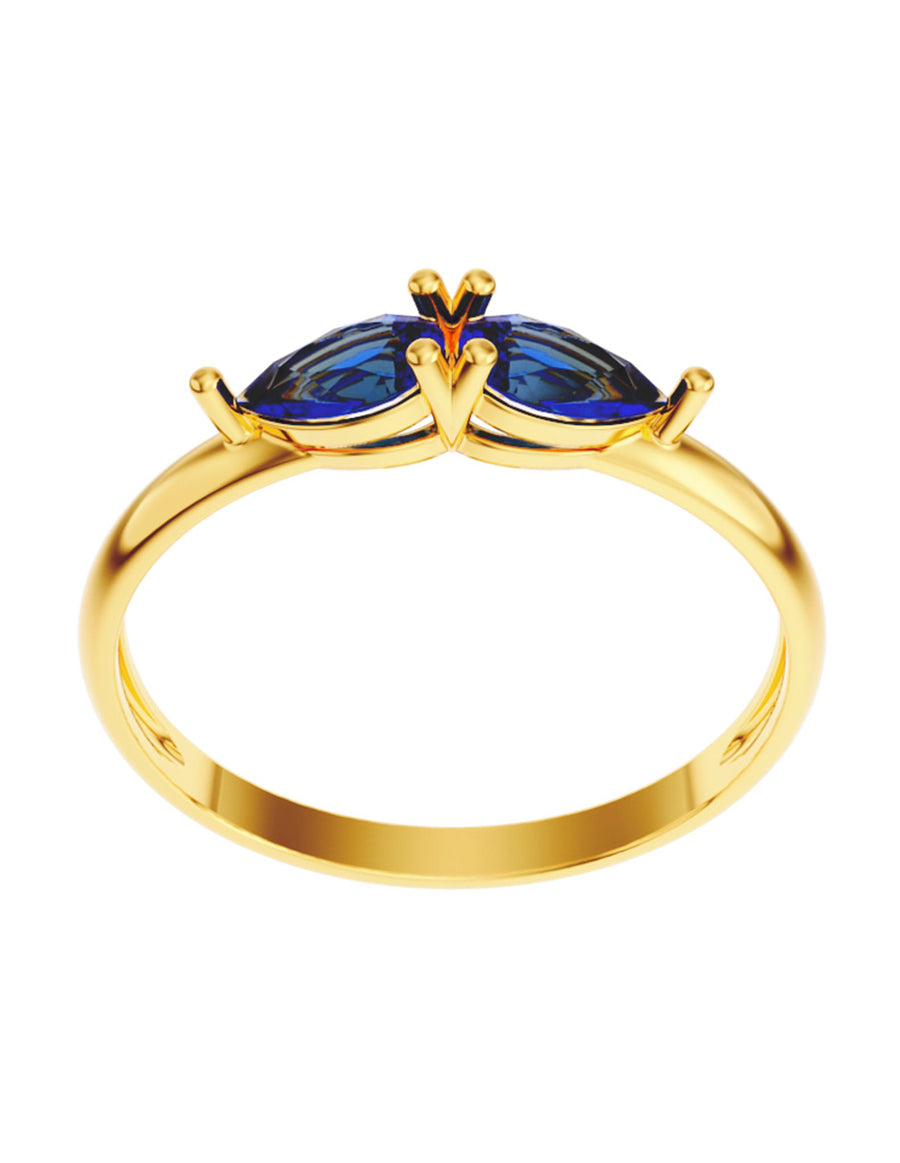 ANILLO DE ORO CON CIRCONIA