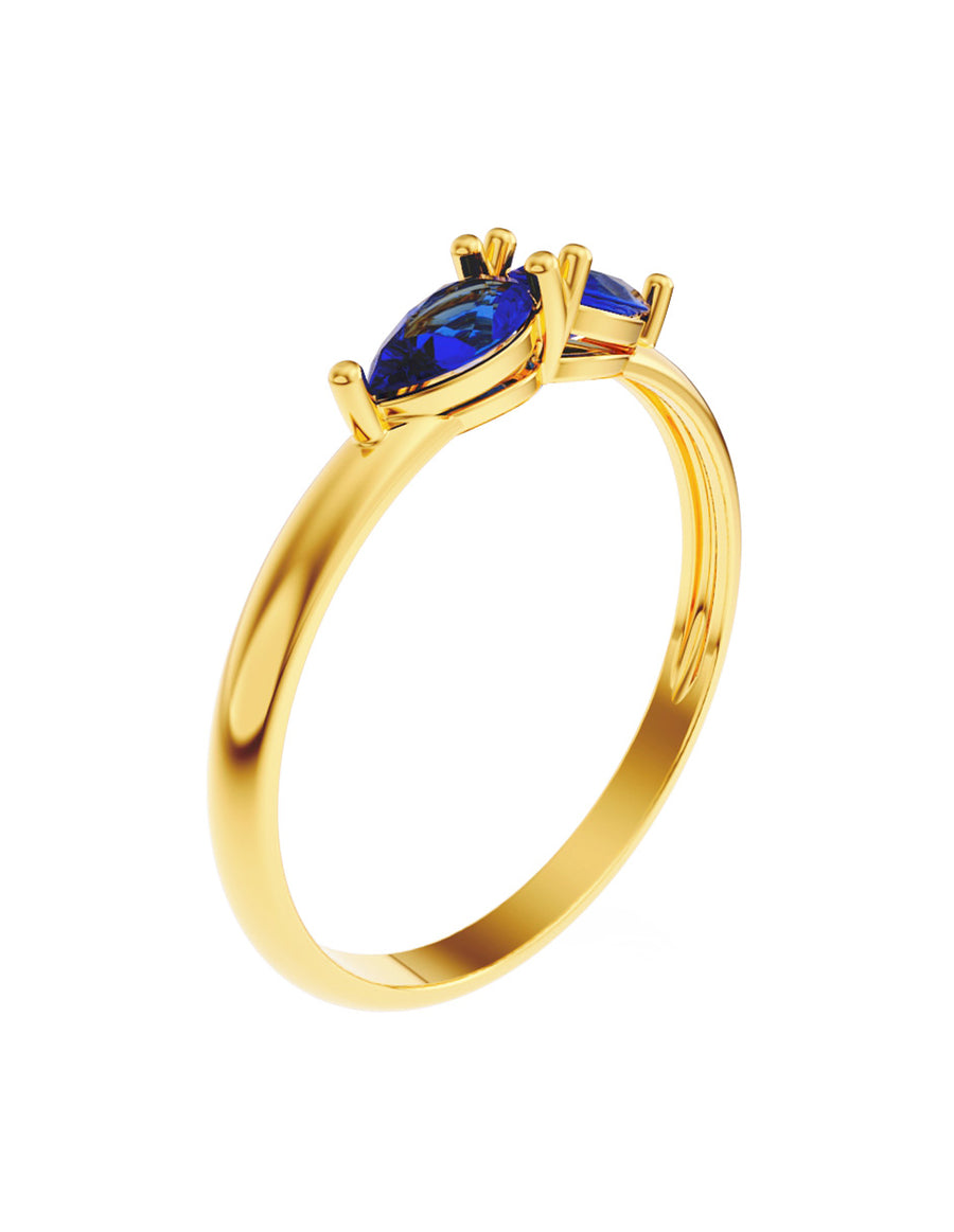 ANILLO DE ORO CON CIRCONIA