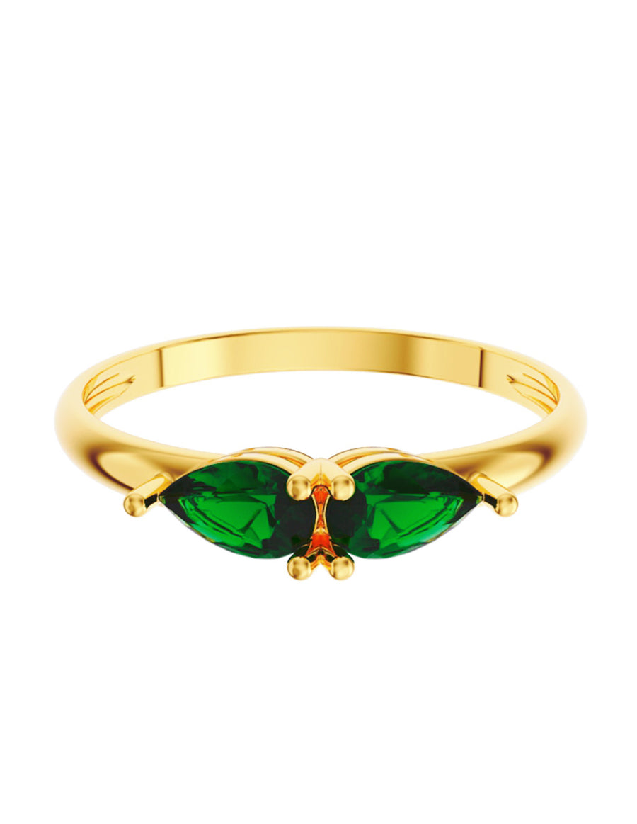 ANILLO DE ORO CON CIRCONIA
