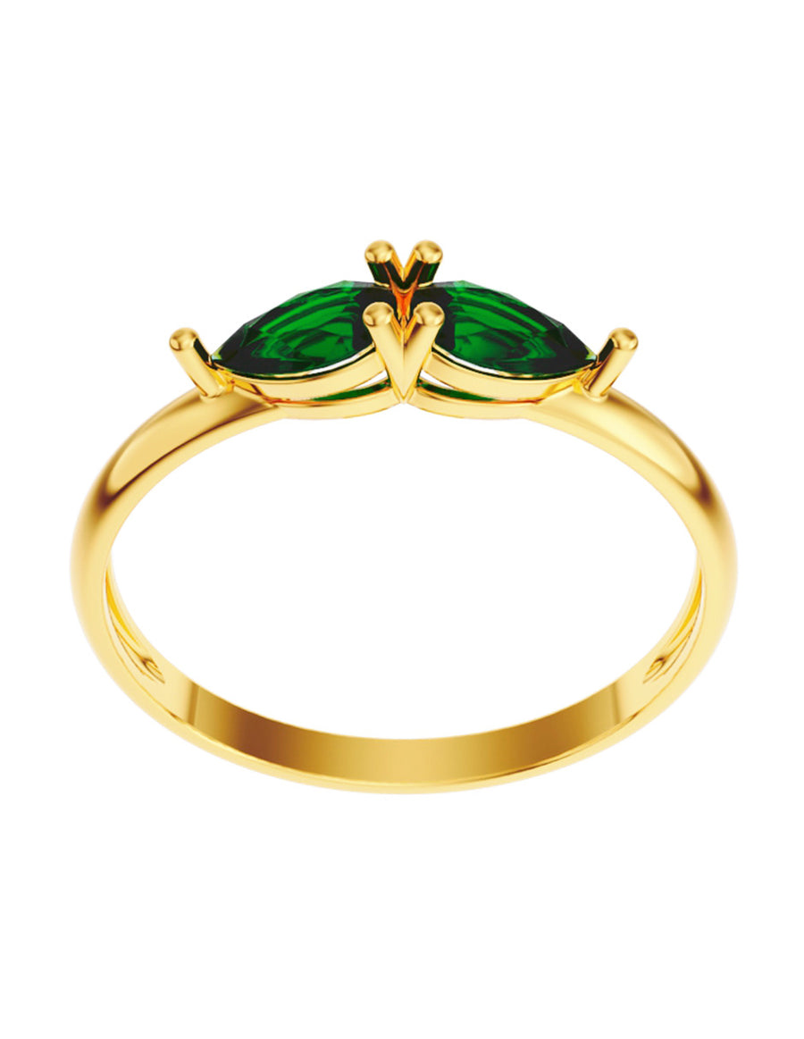 ANILLO DE ORO CON CIRCONIA