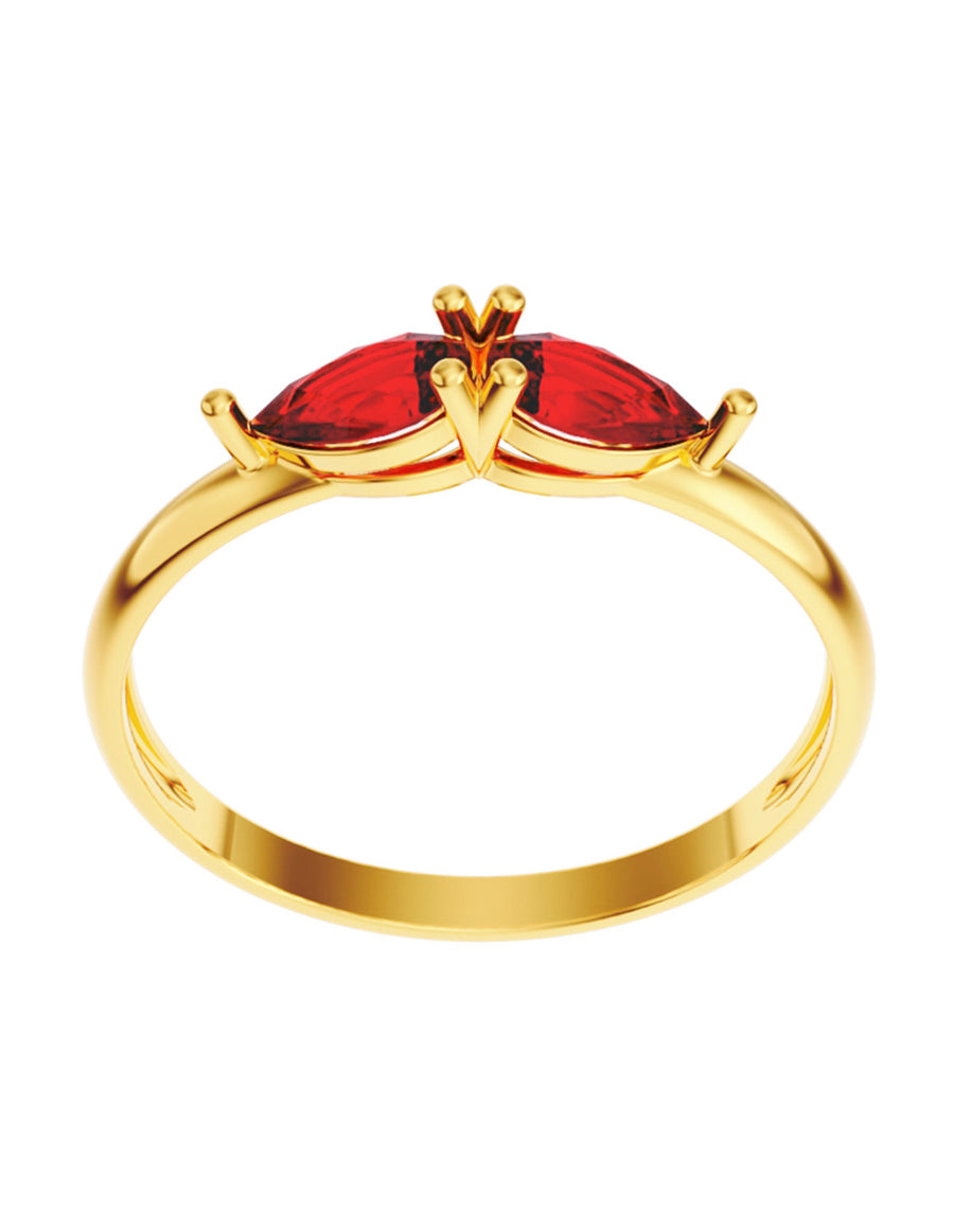 ANILLO DE ORO CON CIRCONIA