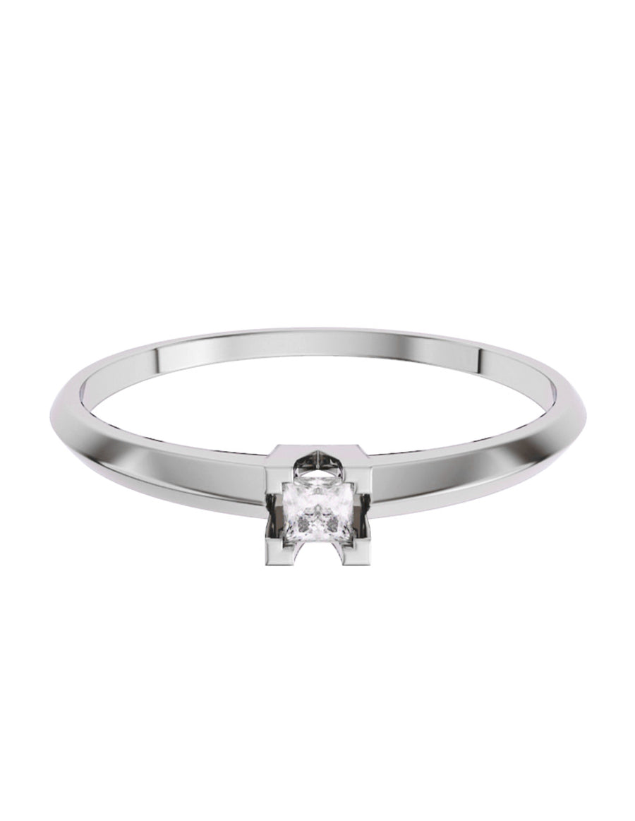 ANILLO DE ORO CON CIRCONIA